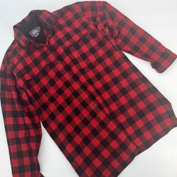 Woolrich Tops - Woolrich Vintage Red Black Buffalo Plaid Long Sleeve Flannel Shirt Women’s Small